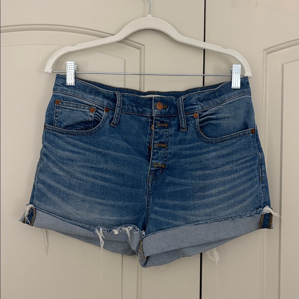 Madewell Denim High-Waisted Shorts